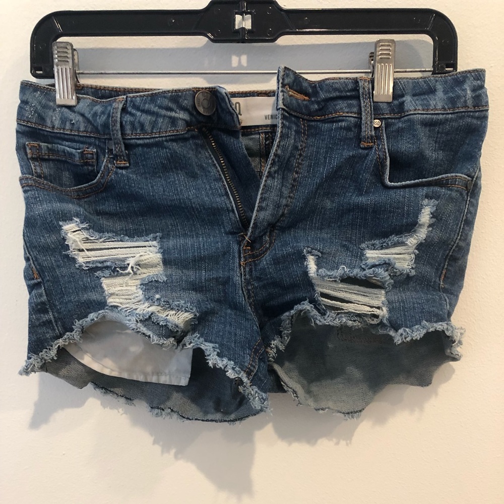 RSQ distressed denim shorts